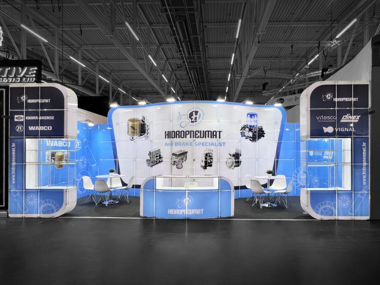 AN EXCLUSIVE STAND FOR HIDROPNEUMAT COMPANY - exhibition stand