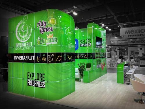 STAND FOR INVERAFRUT AT THE FRUITLOGISTIC EXHIBITION - exhibition stand, view 1