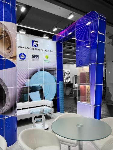 EXHIBITION STAND FOR THE AEROFLEX COMPANY - exhibition stand, view 4