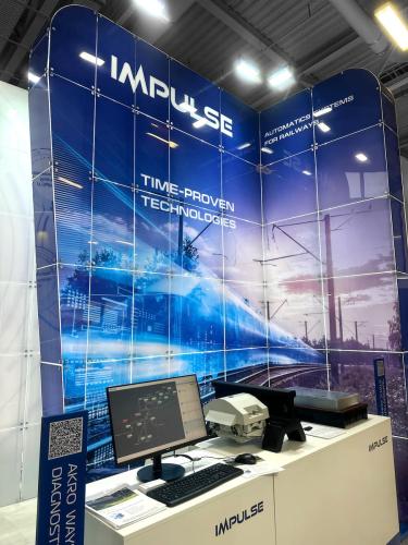 ВЫСТАВОЧНЫЙ СТЕНД ДЛЯ IMPULSE НА INNOTRANS - выставочный стенд, вид 1