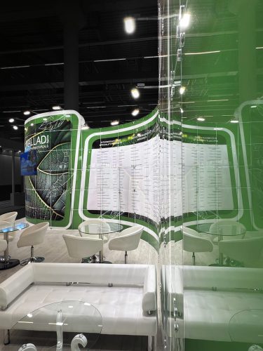 EXHIBITION STAND FOR MALLADI COMPANY AT CPHI - exhibition stand, view 2