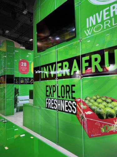 STAND FOR INVERAFRUT AT THE FRUITLOGISTIC EXHIBITION - exhibition stand, view 2