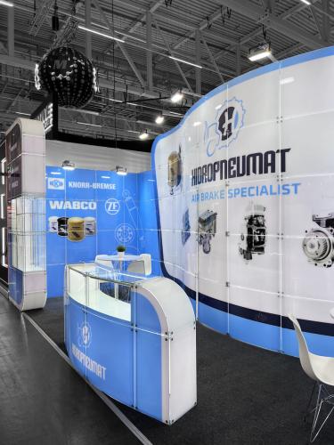 AN EXCLUSIVE STAND FOR HIDROPNEUMAT COMPANY - exhibition stand, view 1